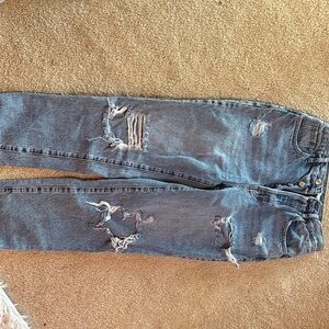 PacSun Distressed Blue Boyfriend Jeans